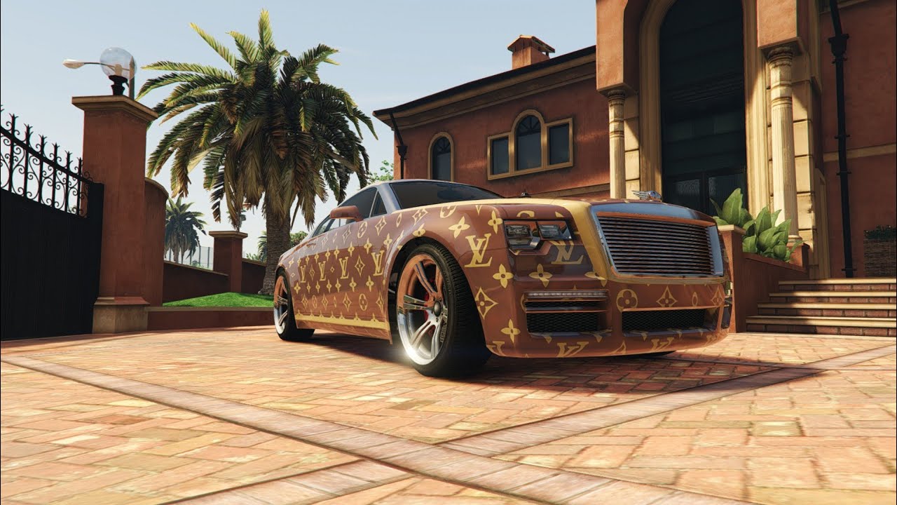 gta louis vuitton car