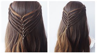 Very Quick Twisted Hairstyle for busy Morning ❤️ Try on Hairstyles ❤️ Coiffure Facile et Rapide