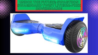 Unbox the Future:SWAGTRON Swagboard Twist Lithium-Free Hoverboard|Electric Hoverboard|Toys For Kids