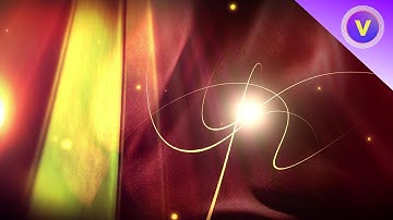 Particles Gold Glitter Bokeh | Award Dust Abstract Background | Free Video