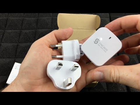 Syncwire 2 port USB Travel Wall Charger for iPhone iPad Samsung Unboxing Syncwire 2 port USB Travel Wall Charger for iPhone iPad Samsung Unboxing