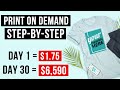 Print On Demand For Beginners 2021 | Make Money Online (Step by Step)