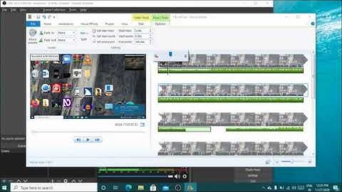 how to add baground music in video  using the moovi maker with NVDA for blind user