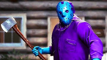 Friday the 13th  The Game Retro Part 3 Jason Offline Bots PC Gameplay