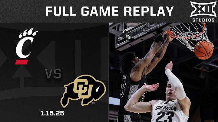 Cincinnati vs. Colorado (1.15.25) Full Game Replay | 2024-25 Big 12 Men's Basketball