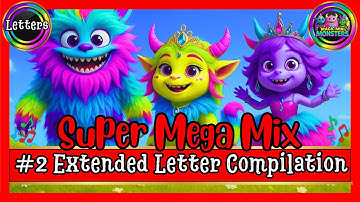 #2 Extended Letter Compilation | Alphabet & Early Reading | Magic Mini Monsters #magicminimonsters