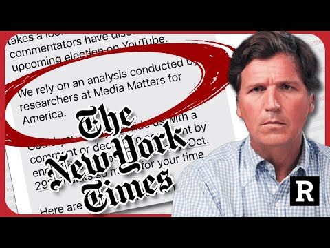 Tucker Carlson DESTROYS New York Times reporter with one text message | Redacted w Clayton Morris