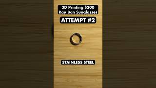 Attempt 2 of 3D printing $200 Ray-Ban sunglasses #3dprinting #engineering #maker #sunglasses #diy Wealth