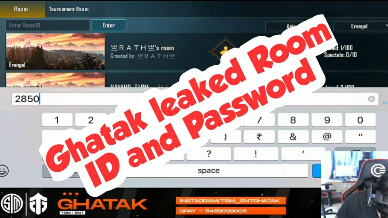 Ghatak leaked Room ID And Password | Scout And Mavi Trolling Ghatak 😆😆