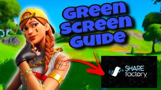 How To Add/Use GREEN SCREEN On ShareFactory