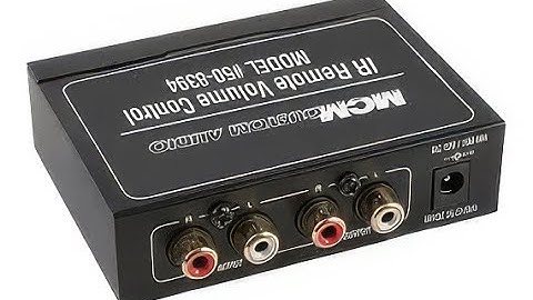 MCM Custom Audio Model 50-8394 IR Remote Volume control- Vintage Audio Review Episode #53