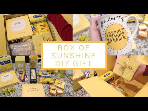 Box of Sunshine DIY Gift | Care Package Idea