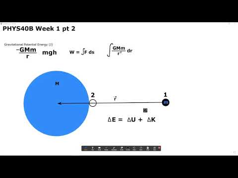 SI PHYS40B Week1 Pt2: The Gravitational Potential Energy Equation
