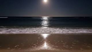 Dark Ocean Night 🌑 Gentle Waves for Stress Relief & Deep Sleep