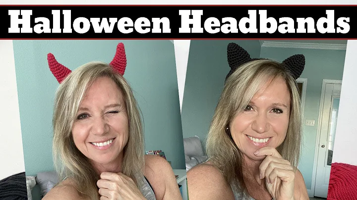 Create Devil Horns & Black Cat Ears Using Crochet