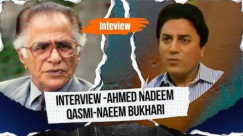 Naeem Bukhari Interviews BIG Names Like Ahmed Nadeem Qasmi