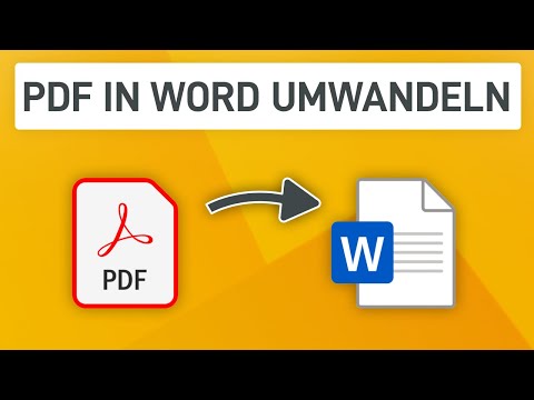 Video: So bearbeiten Sie ein PDF online (mit Bildern)
