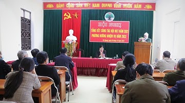 Hội Người cao tuổi huyện Vũ Quang tổng kết công tác hội năm 2021, triển khai nhiệm vụ năm 2022