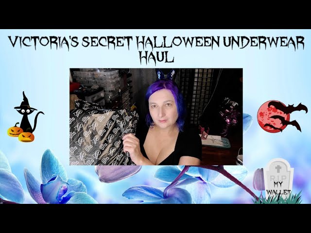 Victoria's secret Halloween underwear boy short panties haul💜🦇💜 