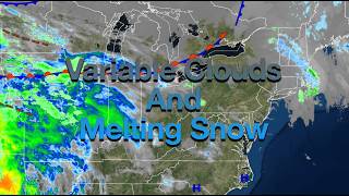 Variable Clouds And Melting Snow