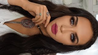 BOHO CHIC Makeup & Hair Tutorial | Carli Bybel