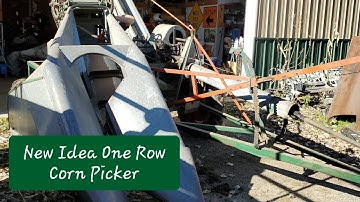 New Idea One Row Corn Picker - Getting the Picker Field Ready