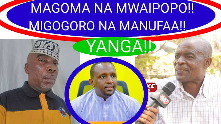 kumbeee!!GEOPHREY MWAIPOPO RAFIKI WA JUMA MAGOMA MIGOGORO NDANI YA YANGA IMEMNUFAISHA MPAKA KAJENGA