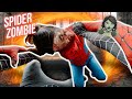 Escaping crazy spiderman zombie epic parkour pov chase  homic
