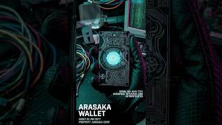 xTool F2 Arasaka Wallet (Cyberpunk 2077) #shorts #laserengraving #asmr