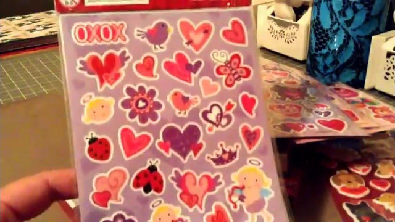 Sticker haul from Dollarama YouTube