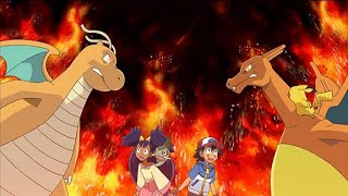 Iris Dragonite vs Ash Charizard full battle| Pokemon black and white full episode