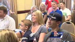 Full Wounded vets meet marathon bombing survivors Update