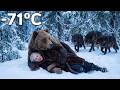 An 80-Year-Old Woman Collapsed in -71°C Alaska… Until a Bear Covered Her From the Wolves!