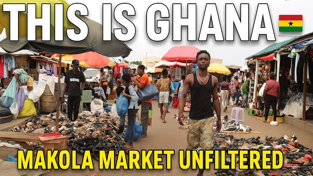 This Is Ghana 🇬🇭: Street Life at Makola Market Like Never Before