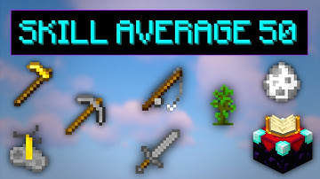 I Got Skill Average 50 in Hypixel Skyblock