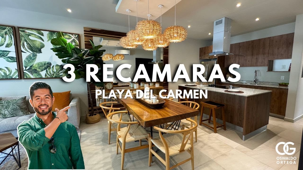 A Precio de Estudio 🔥 I Casas y Departamentos 3 REC en Venta a 12 min del Mar I Playa del Carmen 🏝️