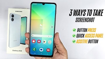 Samsung Galaxy A06 5G: How to take Screenshot (3 Super New Ways)