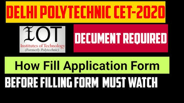 How To Fill Application Form || DELHI CET-2020 || Application Form