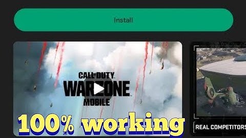 how to install warzone mobile any country 100% working