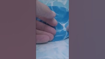 Above ground pool leak repaired