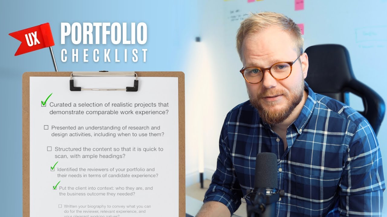 UX Portfolio Design Checklist - Design Tool Tuesday - YouTube