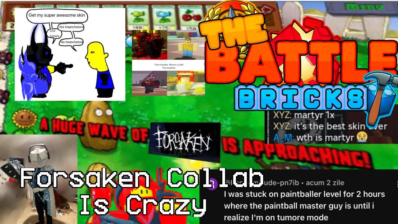 The Battle Bricks Forsaken Collab Situation is Crazy: A Batch of Wacky Images Dubbed