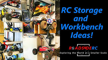 RC Truck and Car Storage and Workbench Ideas