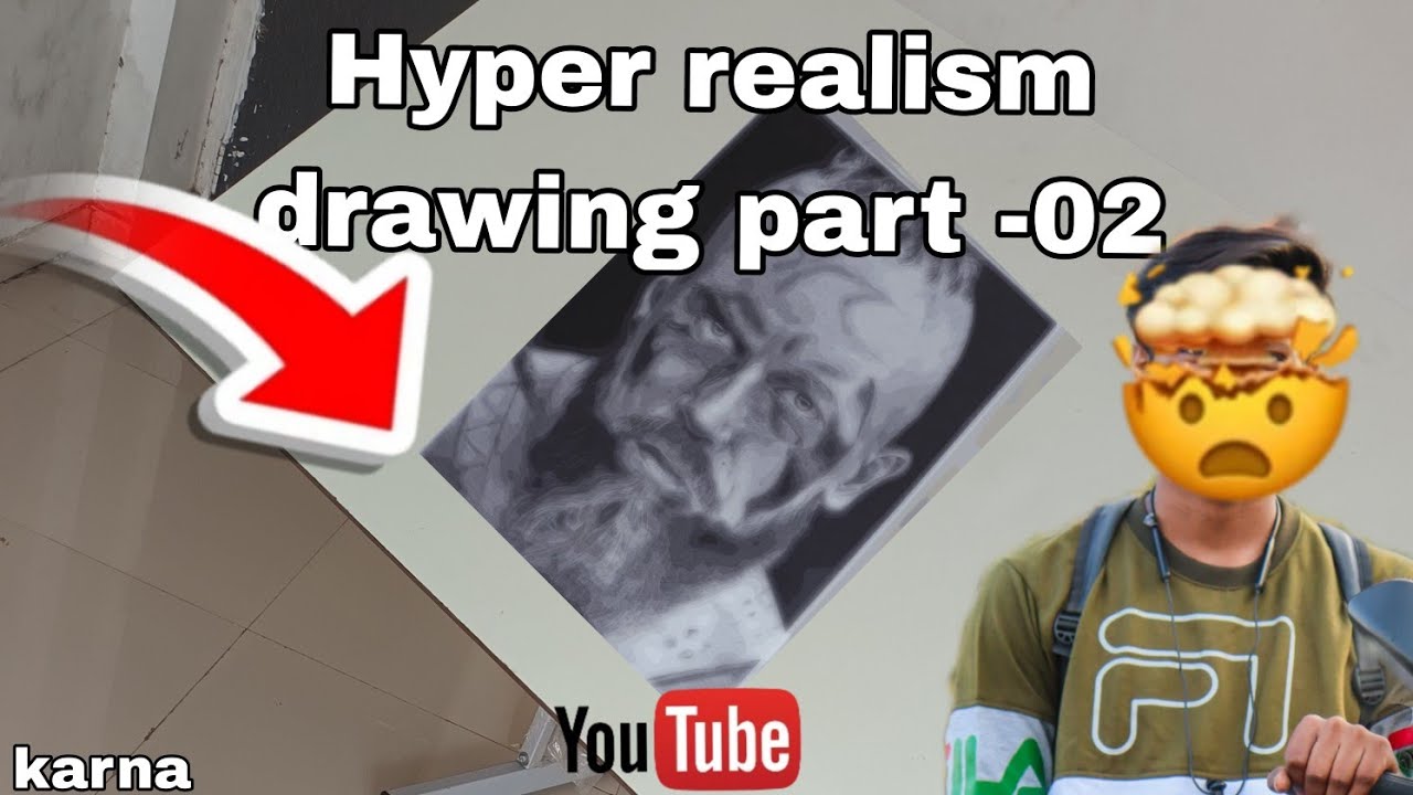 Hyper realism drawing part -02 / art / sketch / 2024 - YouTube