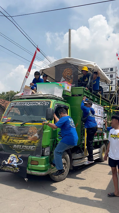 Sound horeg naik truk besar KASPER AUDIO REMBANG