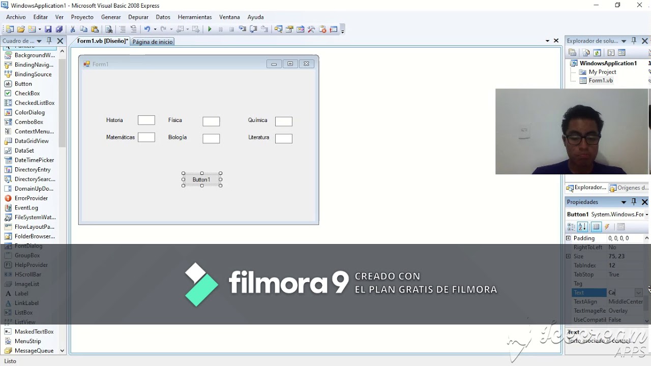 Visual Basic - Programa Ventana - YouTube
