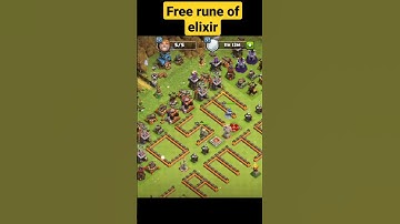 FREE REWARD RUNE OF ELIXIR COLLECT FAST #shorts #cocshorts #clashofclans