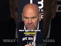 Dana White solves Racism in seconds #ufc #shorts