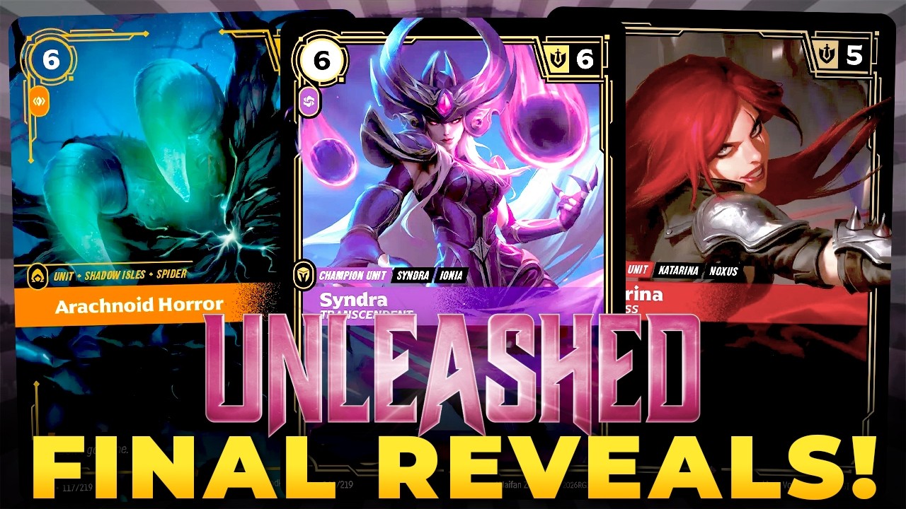 FINAL Riftbound Unleashed Reveals! Syndra, Katarina, And Vex! - YouTube