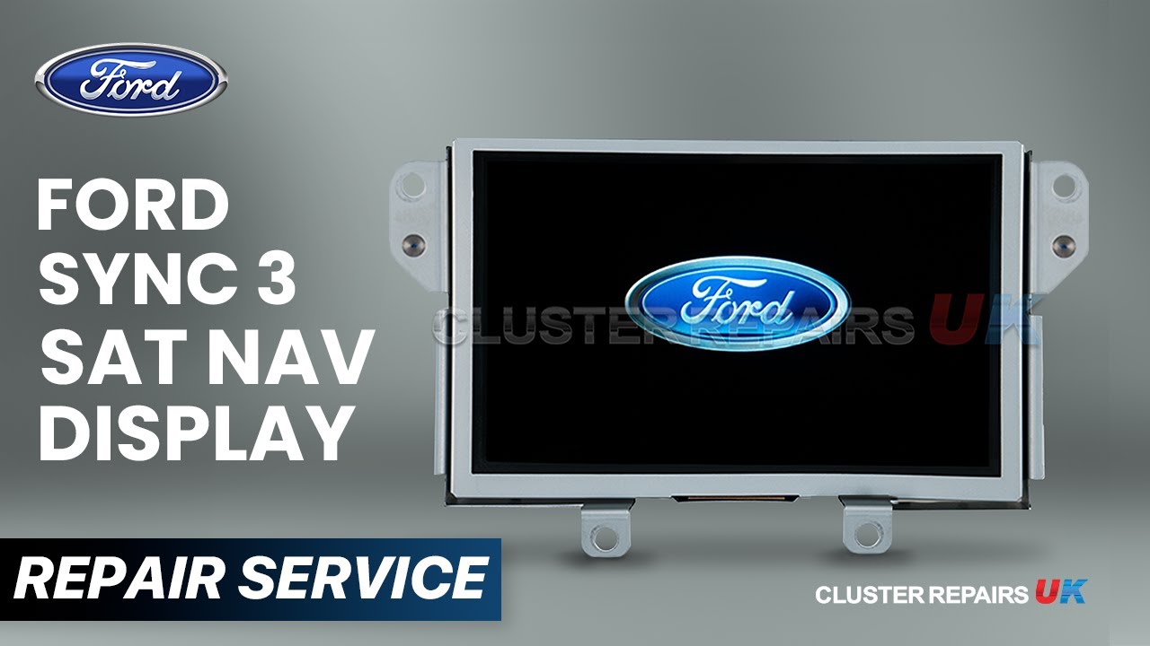 FORD SYNC 3 Sat Nav Display Touchscreen Faulty? Models Ford, All Models from 2014 - 2023 FIXED!!
